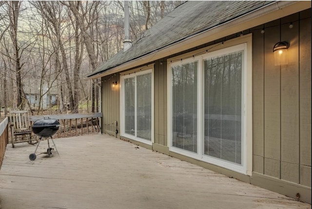 62 Locust Ln, Gouldsboro, PA 18424 - wooden terrace with area for grilling