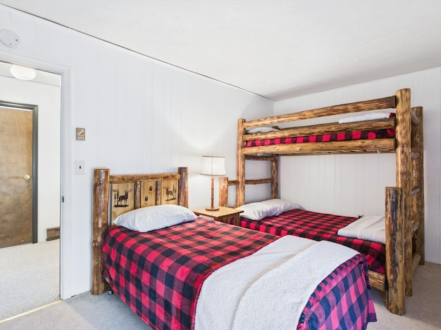 bedroom featuring carpet flooring