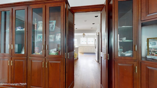 1220 Wyoming Ave, Forty Fort, PA 18704 - hallway featuring wood finished floors