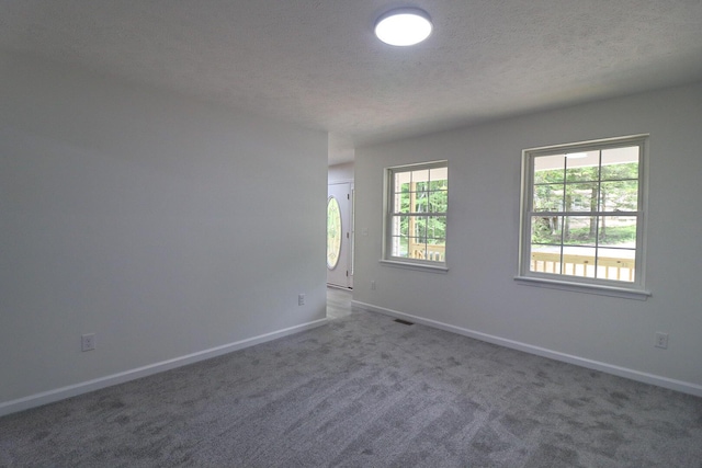 8305 Utopia Ln, East Stroudsburg, PA 18302 - unfurnished room featuring baseboards, carpet floors, and a textured ceiling