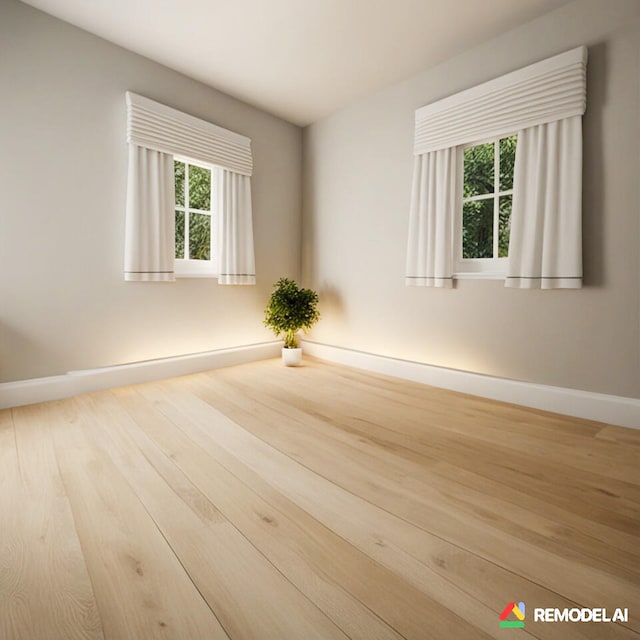 1119 Porter Dr, Bushkill, PA 18324 - unfurnished room featuring healthy amount of natural light and wood finished floors
