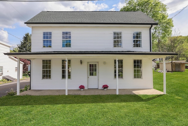 6 St Marys Ave, Branchdale, PA 17923 - view of front of home with a front lawn and a shingled roof