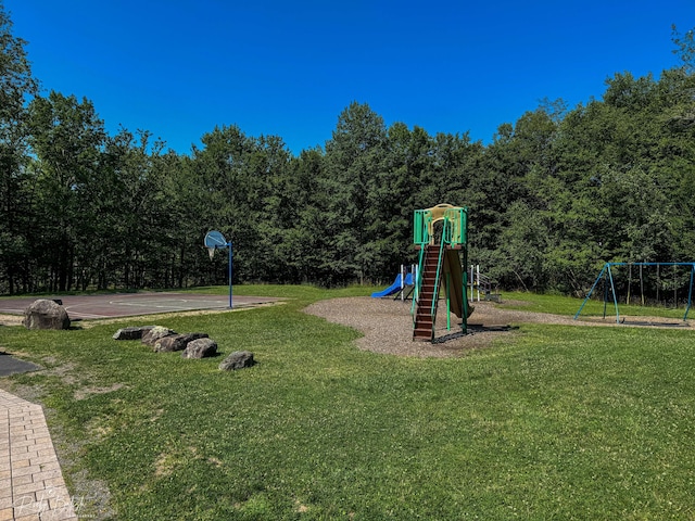 8066 Red Squirrel Dr, Tobyhanna, PA 18466 - community playground with a yard and community basketball court