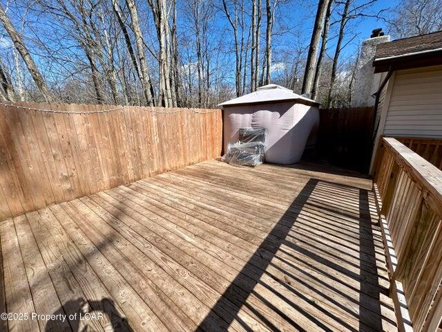 8 Tulip Ln, Thornhurst, PA 18424 - view of wooden terrace