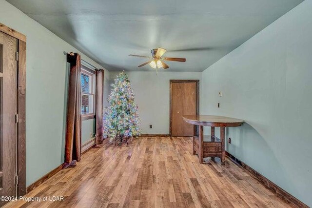 8 Tulip Ln, Thornhurst, PA 18424 - unfurnished room featuring light wood finished floors and a ceiling fan