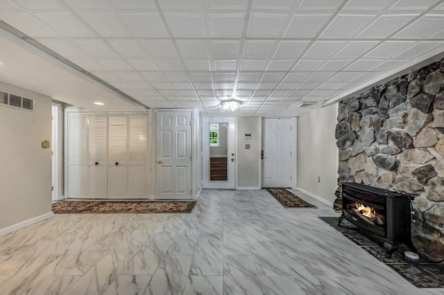 14 Ace Ln, East Stroudsburg, PA 18301 - entrance foyer featuring baseboards and marble look tiles