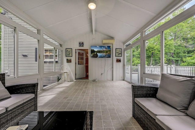 14 Ace Ln, East Stroudsburg, PA 18301 - sunroom / solarium with a wall mounted air conditioner