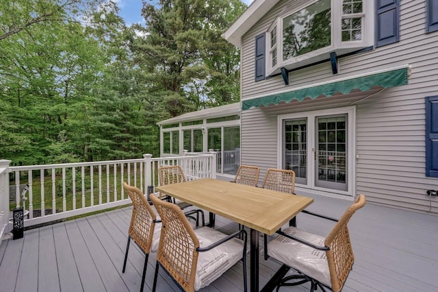 14 Ace Ln, East Stroudsburg, PA 18301 - deck featuring outdoor dining space