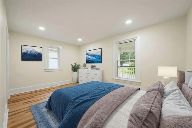 428 Shook Ave, Stroudsburg, PA 18360 - bedroom with recessed lighting and wood finished floors