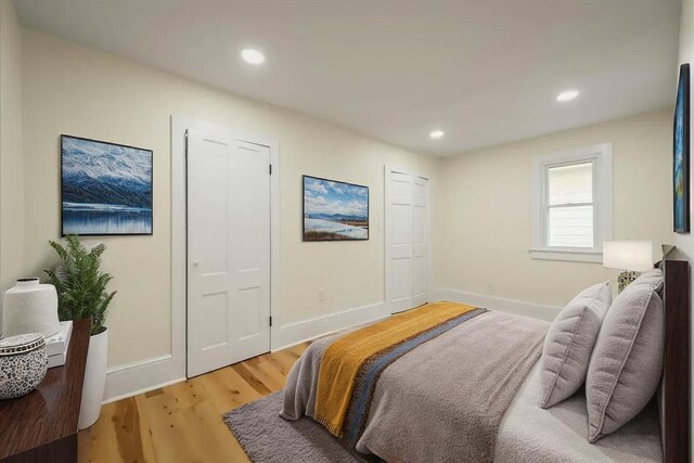 428 Shook Ave, Stroudsburg, PA 18360 - bedroom featuring light wood-style flooring and recessed lighting