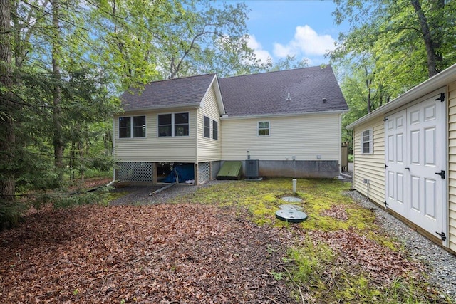 71 Pope Ln, Albrightsville, PA 18210 - rear view of house with a shingled roof