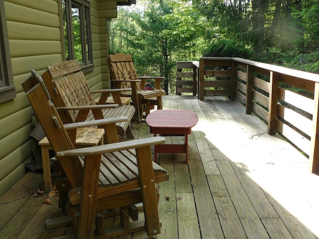 1006 Mill Creek Rd, Newfoundland, PA 18445 - view of wooden terrace