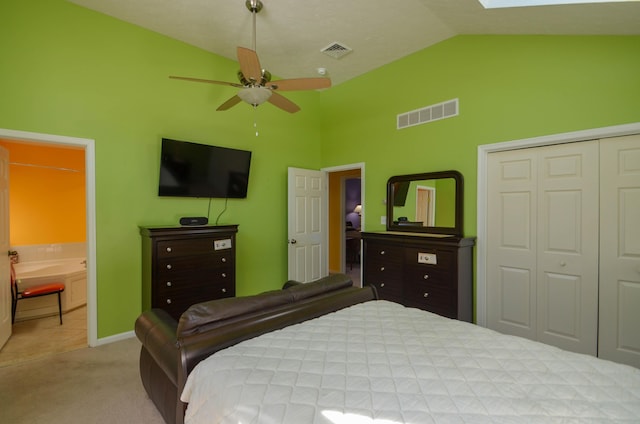1214 Shadblow Rd, Pocono Summit, PA 18346 - carpeted bedroom with high vaulted ceiling and a closet