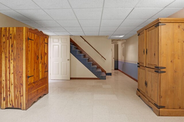 450 Bear Creek Lake Dr, Jim Thorpe, PA 18229 - finished below grade area with stairway and light floors