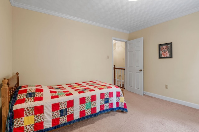 450 Bear Creek Lake Dr, Jim Thorpe, PA 18229 - carpeted bedroom with baseboards and crown molding