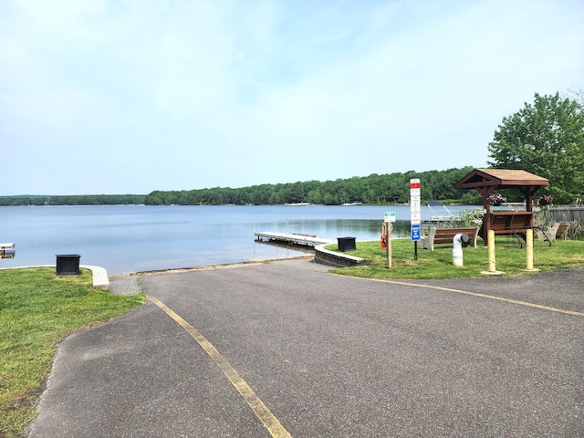 450 Bear Creek Lake Dr, Jim Thorpe, PA 18229 - water view with a boat ramp and a dock