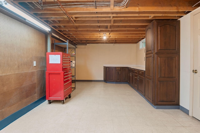 450 Bear Creek Lake Dr, Jim Thorpe, PA 18229 - below grade area with light flooring