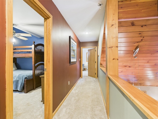 140 Boones Trl, Pocono Pines, PA 18350 - corridor featuring carpet floors, baseboards, and recessed lighting