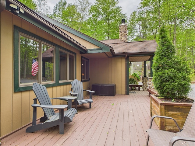 140 Boones Trl, Pocono Pines, PA 18350 - view of wooden deck