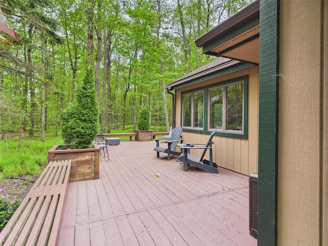 140 Boones Trl, Pocono Pines, PA 18350 - view of wooden deck