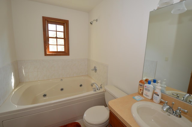 141 Fergus Way, Tobyhanna, PA 18466 - full bath with a whirlpool tub and vanity