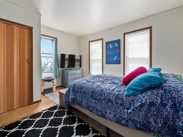 210 N Schanck Ave, Pen Argyl, PA 18072 - bedroom with wood finished floors and multiple windows