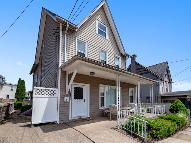 210 N Schanck Ave, Pen Argyl, PA 18072 - view of front of property featuring covered porch