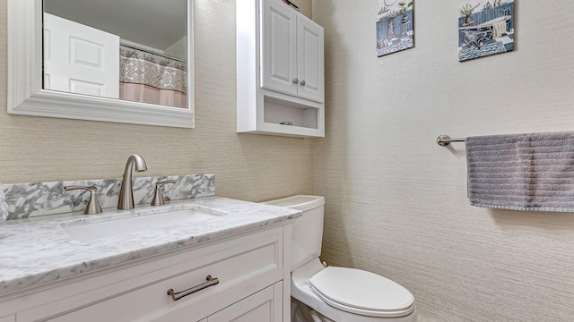 235 White Pine Ln, Pocono Lake, PA 18347 - bathroom with toilet and vanity