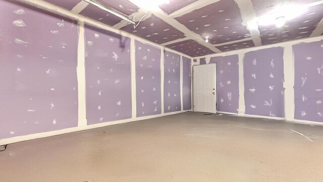 235 White Pine Ln, Pocono Lake, PA 18347 - spare room featuring concrete flooring and baseboards