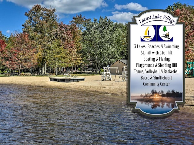 235 White Pine Ln, Pocono Lake, PA 18347 - view of community featuring a water view