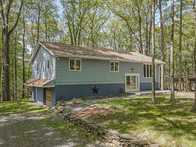235 White Pine Ln, Pocono Lake, PA 18347 - raised ranch with a chimney