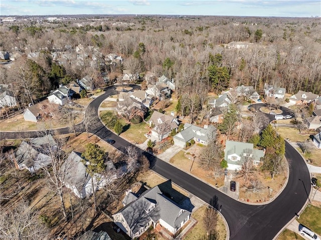 birds eye view of property featuring a residential view