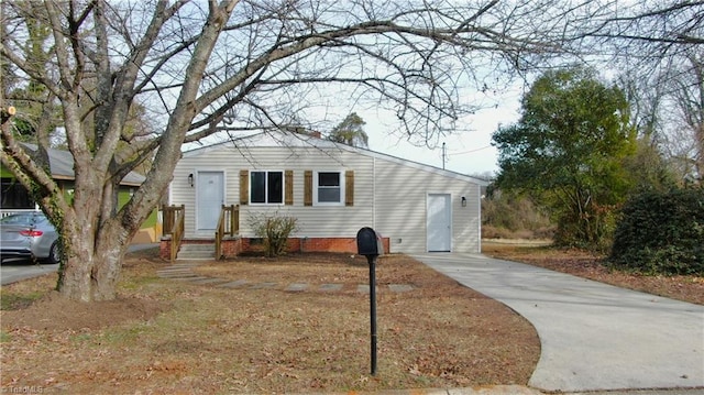 view of front of home