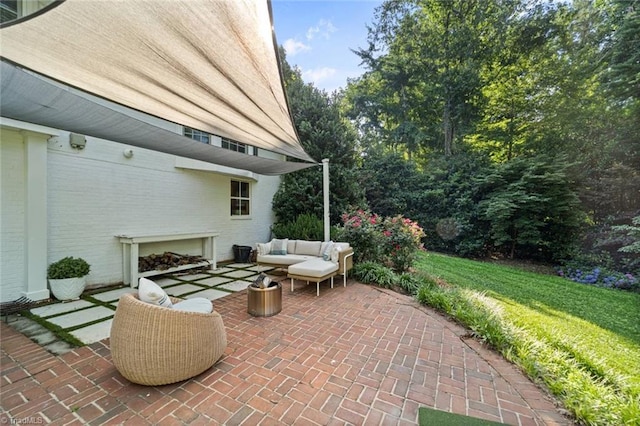 948 Kenleigh Cir, Winston-Salem, NC 27106 - view of patio / terrace featuring outdoor lounge area