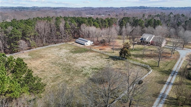 4420 Bunton Swaim Rd, Liberty, NC 27298 - aerial view with a rural view and a wooded view
