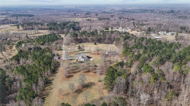 4420 Bunton Swaim Rd, Liberty, NC 27298 - bird's eye view featuring a rural view