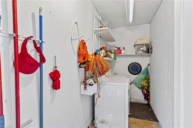 laundry area with washer and dryer