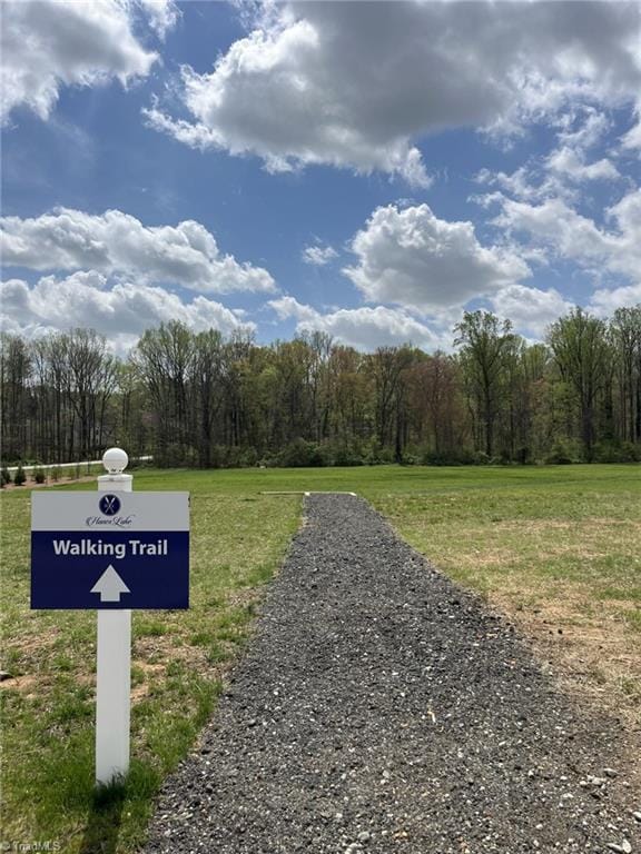 517 Raspberry Hill Rd, Winston-Salem, NC 27106 - view of road featuring a forest view