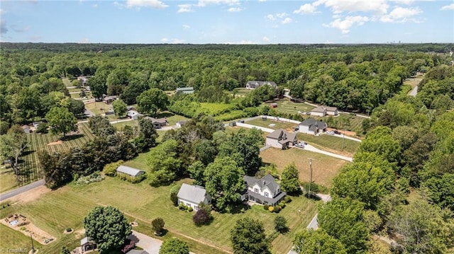 3775 Friendship Ledford Rd, Winston-Salem, NC 27107 - drone / aerial view with a wooded view