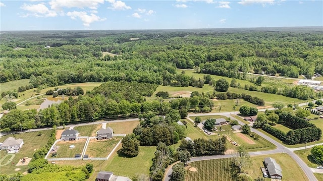 3775 Friendship Ledford Rd, Winston-Salem, NC 27107 - birds eye view of property featuring a view of trees