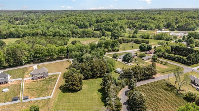 3775 Friendship Ledford Rd, Winston-Salem, NC 27107 - drone / aerial view featuring a forest view