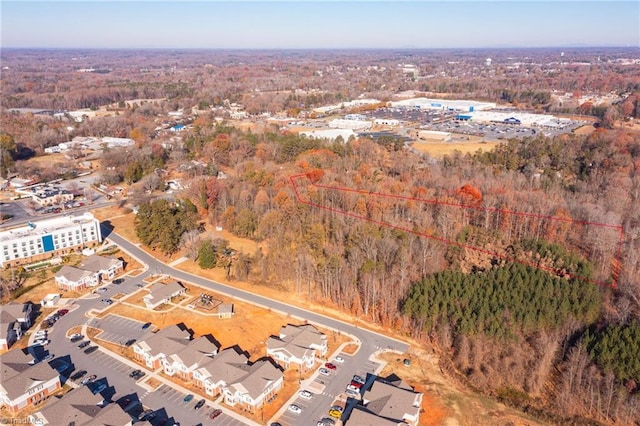 view of aerial view