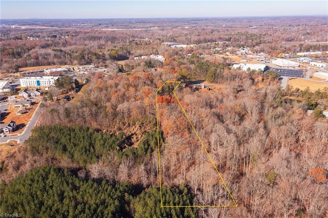 view of aerial view