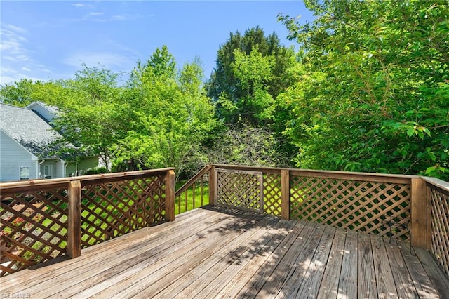 view of deck
