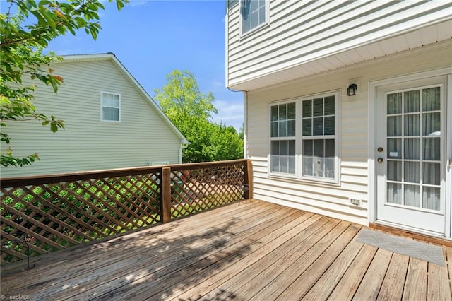 view of deck