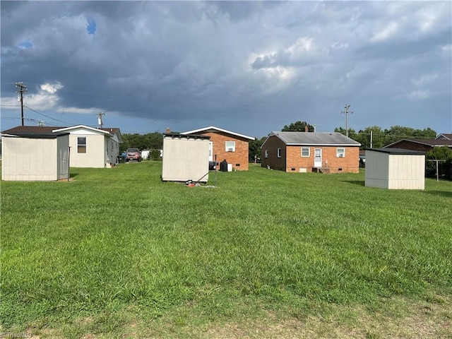 6327 Blazing Star Dr, Archdale, NC 27263 - view of yard with an outdoor structure and a shed