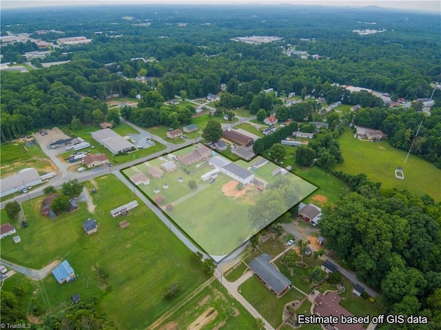 6327 Blazing Star Dr, Archdale, NC 27263 - bird's eye view with a view of trees
