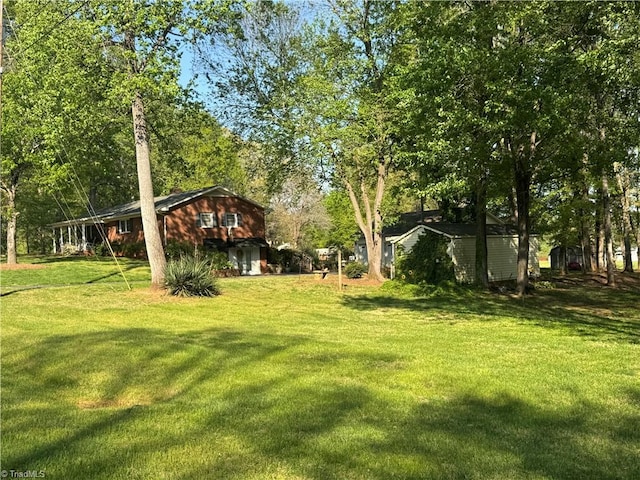 view of yard