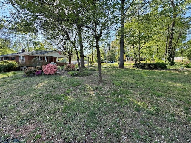 view of yard