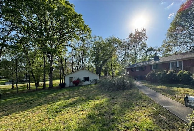 view of yard